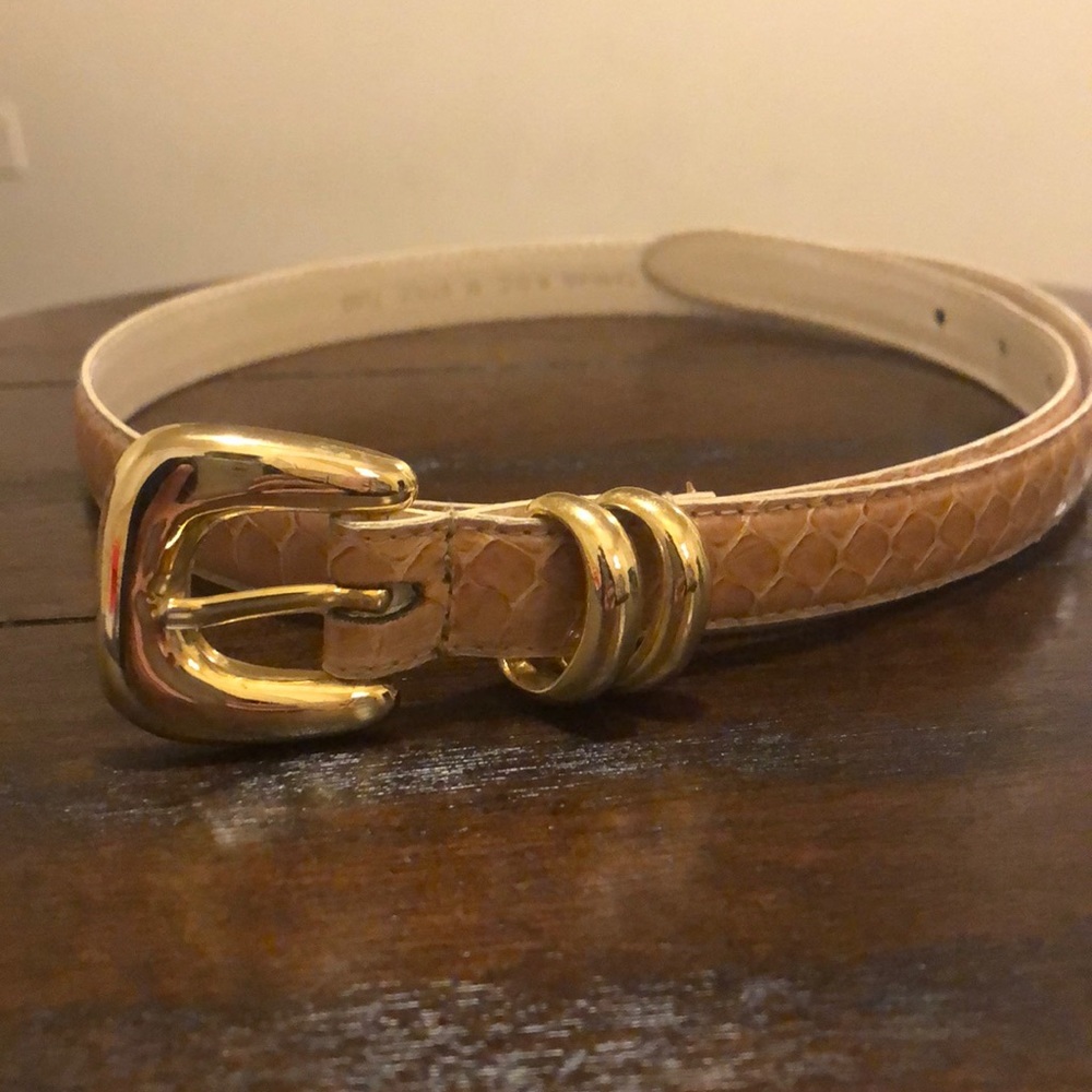 SOLD Vintage Snakeskin Belt